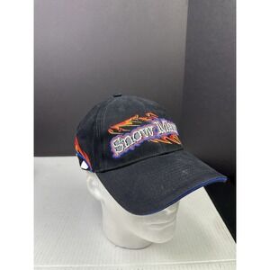 Snow Max Hat Cenex‎ Snowmobile Blue Adjustable Mens Hook And Loop Preowned